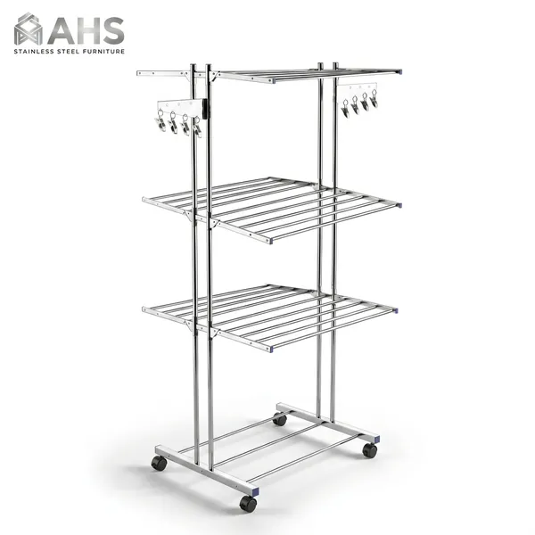 Cloth Drying Rack — 3-Layer