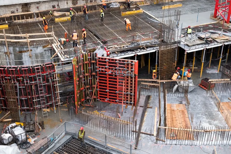 Building construction site
